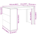 Bureau 130cm Dimensions