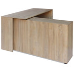 Bureau d'Angle Bois Naturel